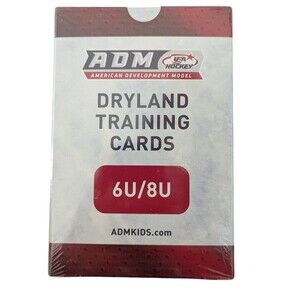 American Development Model USA Hockey Dryland Training Cards 6U / 8U Youth Kids